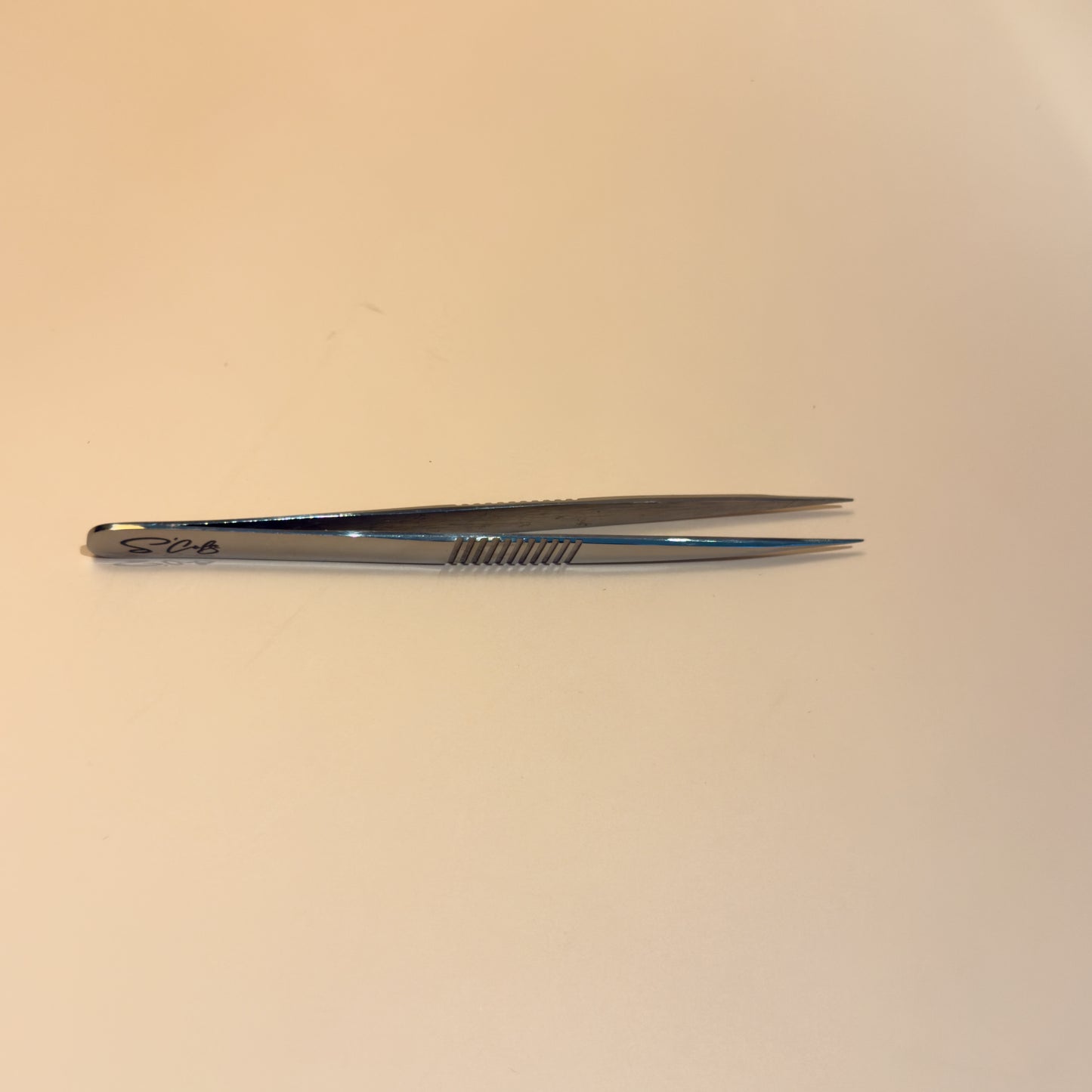 pince professionnelle extensions de cils ( pointe droite) précision